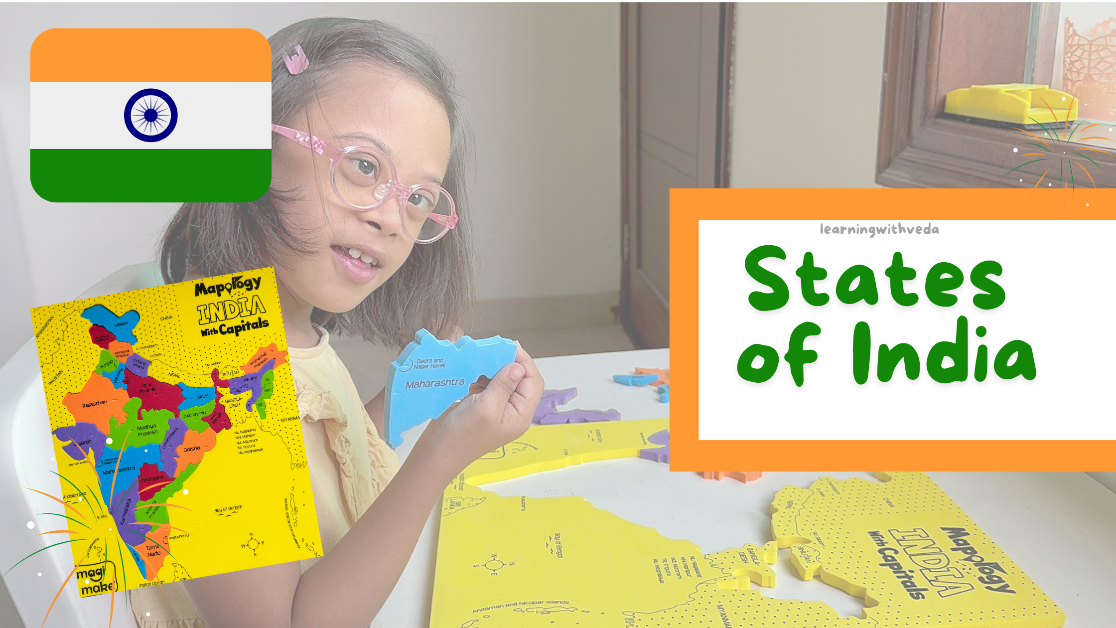 A Hands-On Way to Teach Indian States to My Child with Special Needs