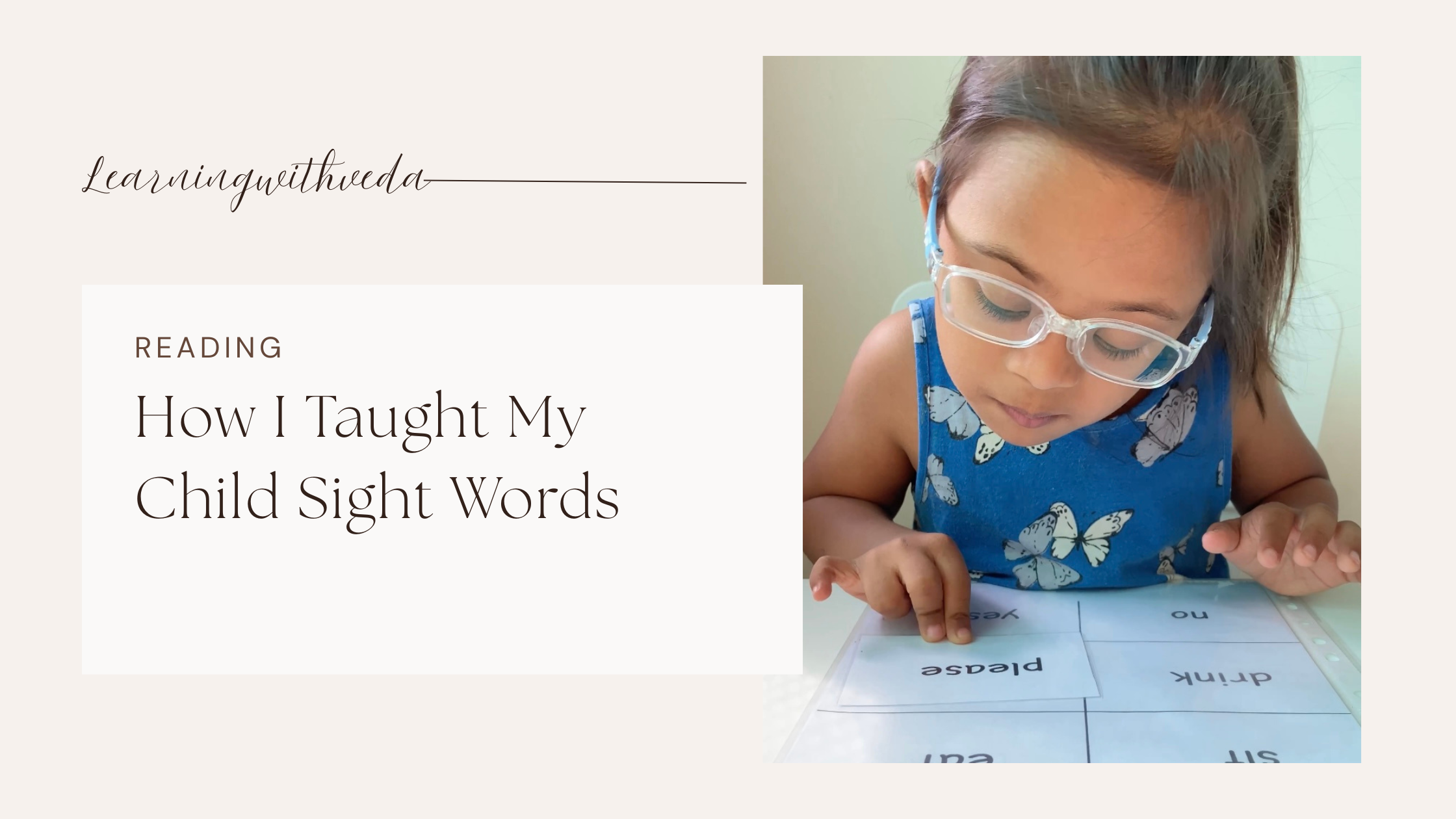 How I Taught Sight Words to My 6-Year-Old with Down Syndrome