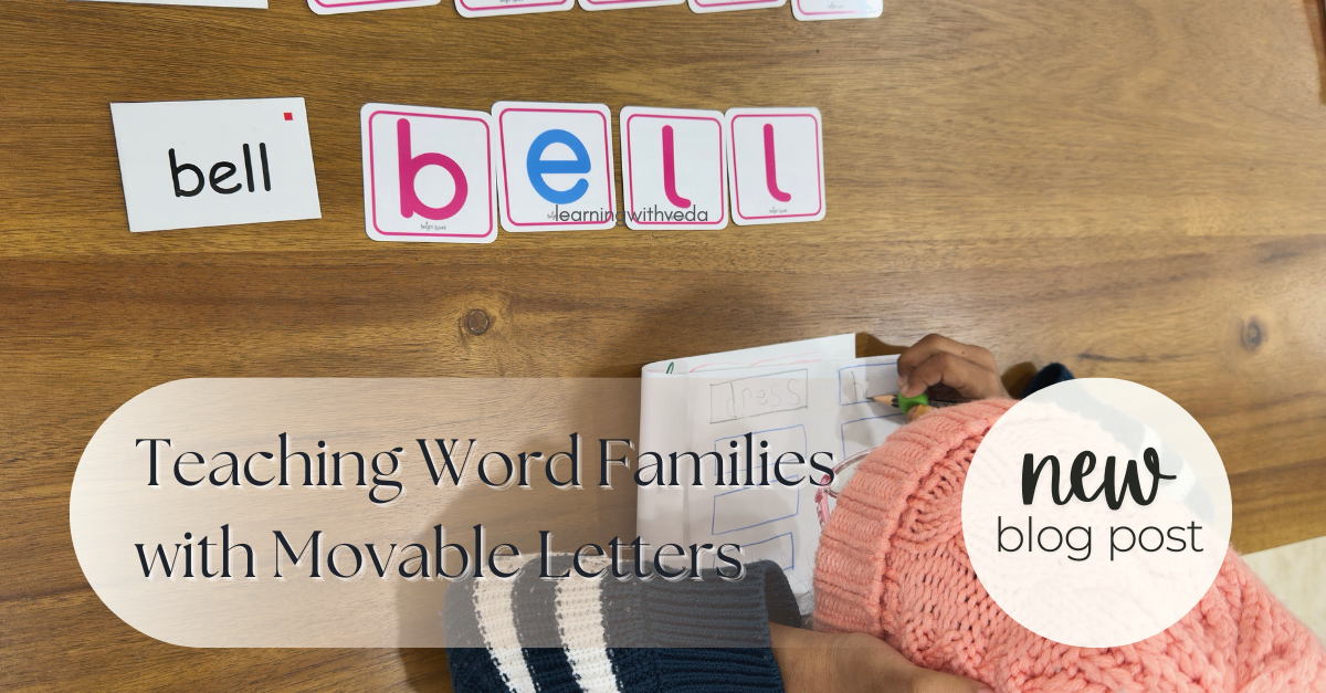 Teaching Word Families with Movable Letters